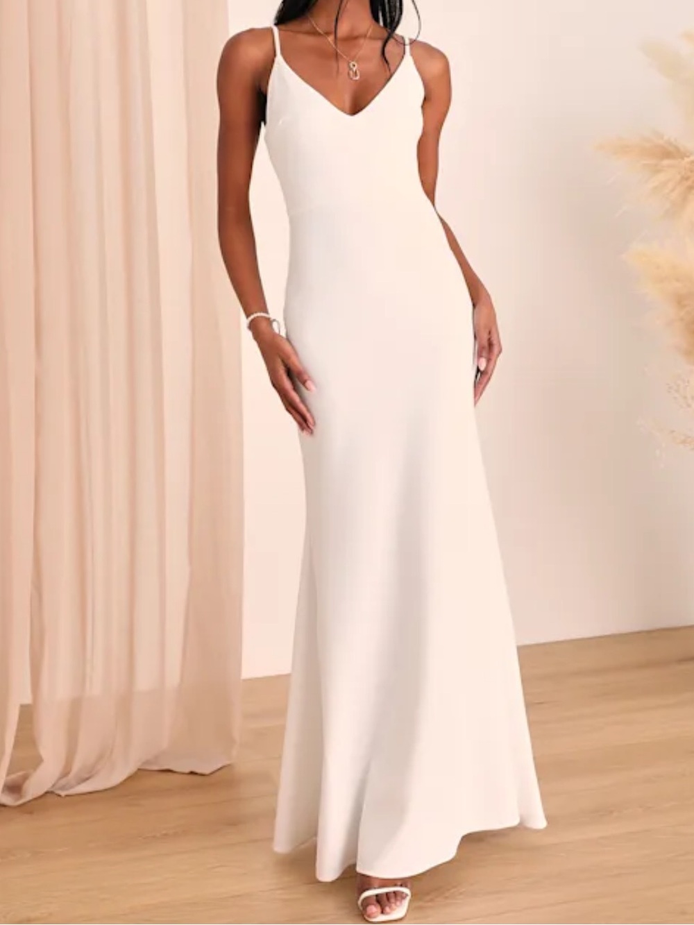 Infinite Glory White Maxi Dress